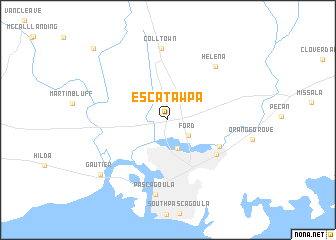 map of Escatawpa