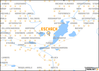 map of Eschach