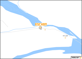 map of Eschan