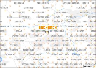 map of Eschbach