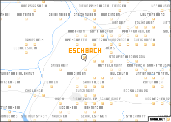 map of Eschbach