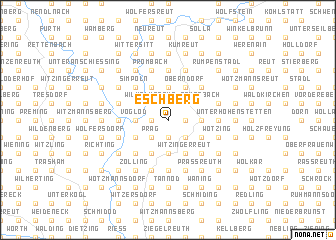 map of Eschberg