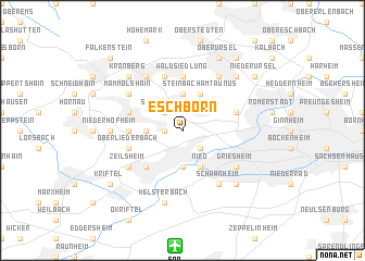 map of Eschborn