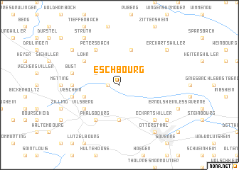 map of Eschbourg