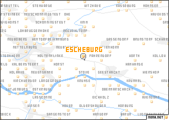 map of Escheburg