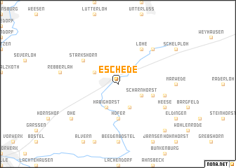 map of Eschede