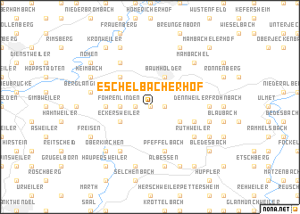 map of Eschelbacherhof