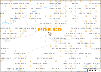 map of Eschelbach