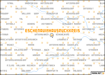 map of Eschenau im Hausruckkreis