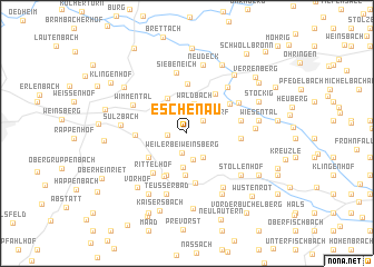 map of Eschenau