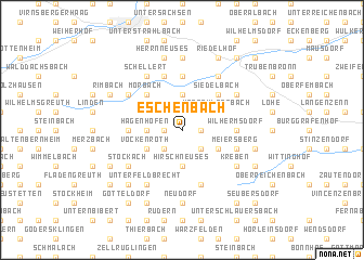 map of Eschenbach