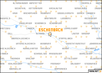 map of Eschenbach