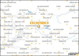 map of Eschenbach
