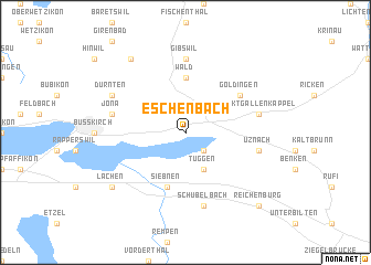 map of Eschenbach