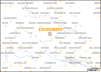 map of Eschenborn