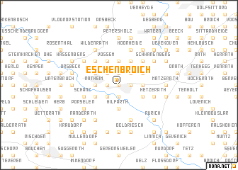 map of Eschenbroich