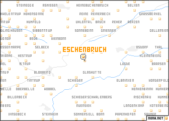 map of Eschenbruch