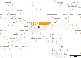 map of Eschendorf