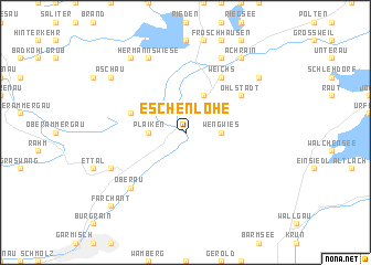 map of Eschenlohe