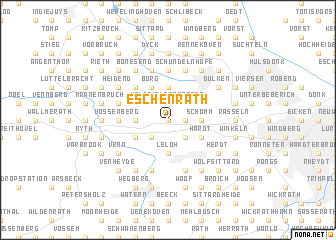 map of Eschenrath