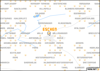 map of Eschen