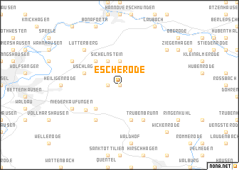 map of Escherode