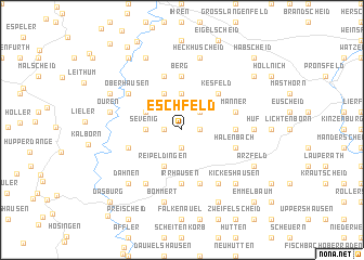 map of Eschfeld