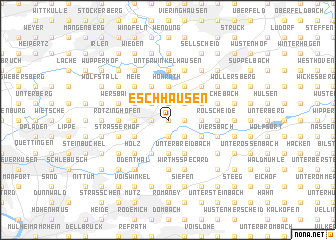 map of Eschhausen