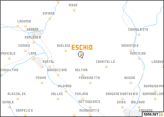 map of Eschio