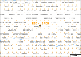 map of Eschlbach