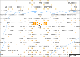 map of Eschling