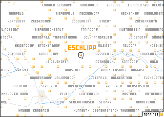 map of Eschlipp