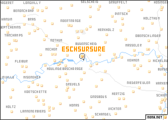 map of Esch-sur-Sûre