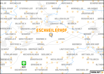 map of Eschweilerhof