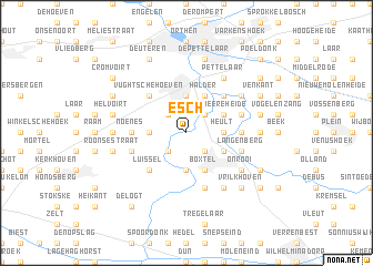 map of Esch