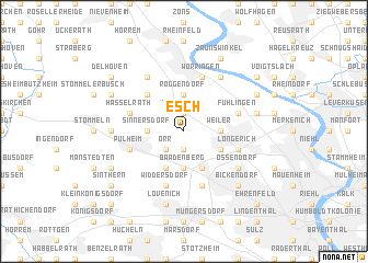 map of Esch