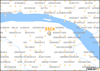 map of Esch