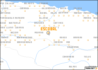 map of Escobal