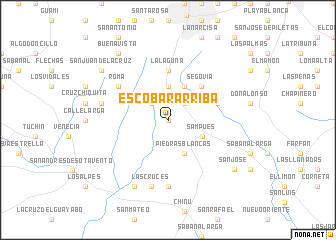 map of Escobar Arriba