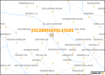 map of Escobar de Polendos