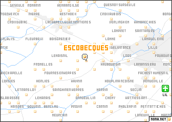 map of Escobecques