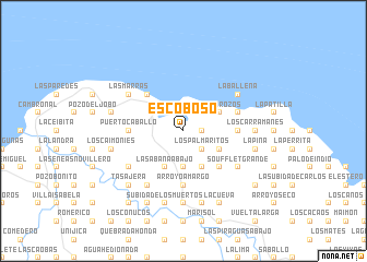 map of Escoboso