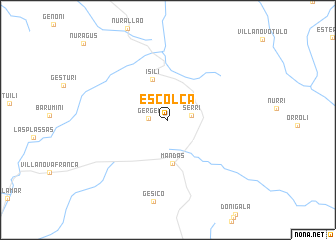 map of Escolca