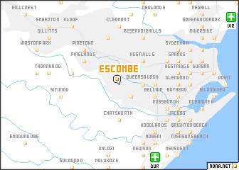 map of Escombe