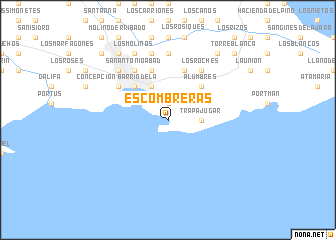 map of Escombreras