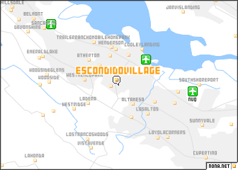 map of Escondido Village