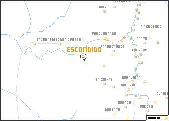 map of Escondido