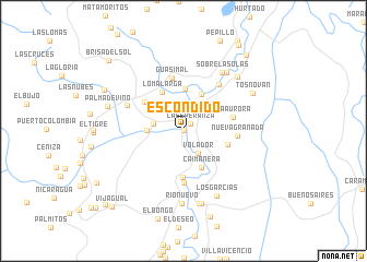 map of Escondido