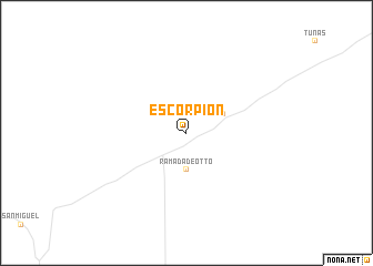map of Escorpión