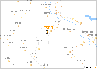 map of Esco